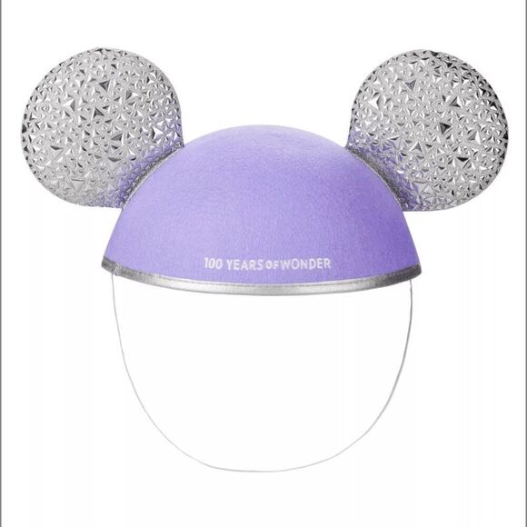 Mickey & Minnie Disney100 Celebration 3D Ears Hat Adults OS NWT Disney 2022 - Picture 1 of 6